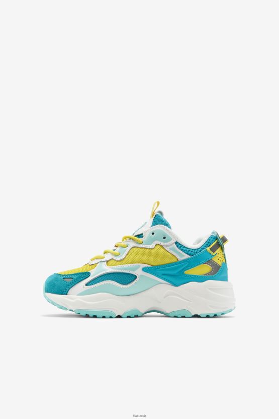 جهاز تتبع الأشعة للأطفال الصغار Apex Celandine/Blue/Blue Fila BX00H42273 بقلة الخطاطيف / الأزرق / الأزرق FILA