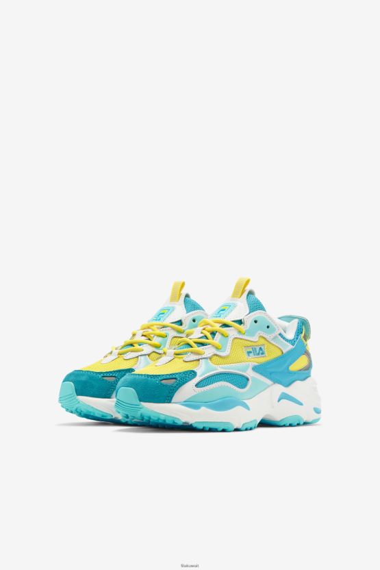 جهاز تتبع الأشعة للأطفال الصغار Apex Celandine/Blue/Blue Fila BX00H42273 بقلة الخطاطيف / الأزرق / الأزرق FILA
