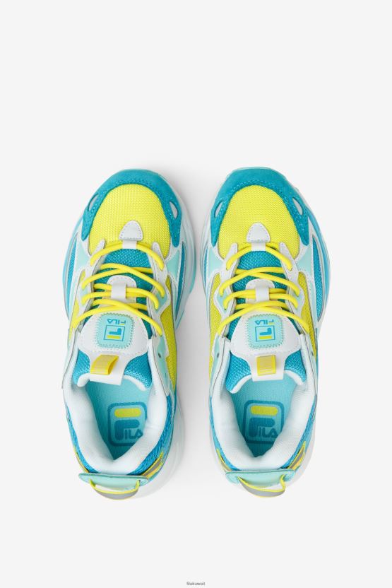 جهاز تتبع الأشعة للأطفال الصغار Apex Celandine/Blue/Blue Fila BX00H42273 بقلة الخطاطيف / الأزرق / الأزرق FILA