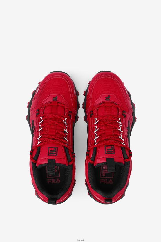 فيلا أوكمونت تي آر للأطفال الصغار باللون الأحمر/الأسود BX00H42272 أحمر/أسود FILA