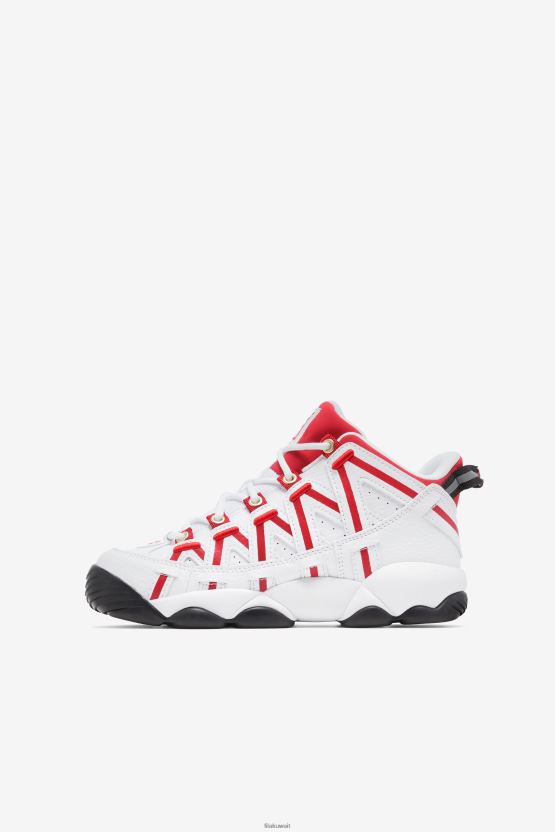 بيت مكدس للأطفال الصغار باللون الأبيض/الأحمر/الأسود BX00H42289 أبيض / أحمر / أسود FILA