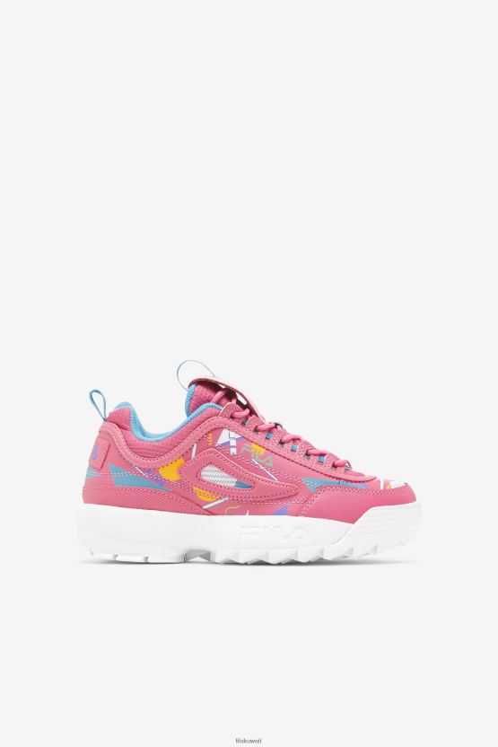 لعبة Fila Bubblegum/Blue/White للأطفال الصغار 2 بريميوم BX00H42200 الزاهي / الأزرق / الأبيض FILA