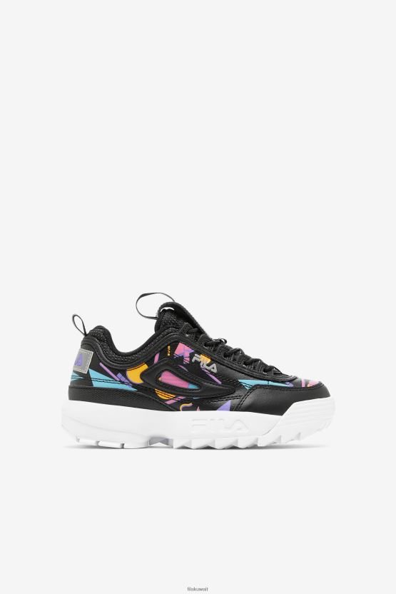 أسود/علكة/أبيض، لعبة Fila Little Kids Disruptor 2 Premium BX00H42199 أسود/العلكة/أبيض FILA
