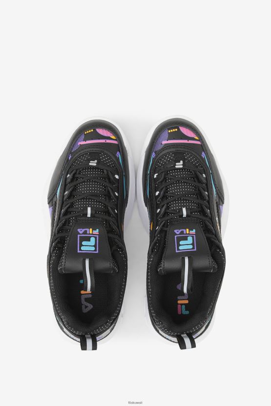 أسود/علكة/أبيض، لعبة Fila Little Kids Disruptor 2 Premium BX00H42199 أسود/العلكة/أبيض FILA
