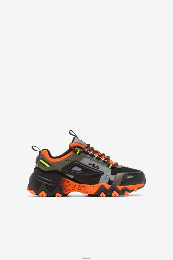 برتقالي/مدرج/أسود للأطفال الصغار oaktmont tr fila BX00H42262 برتقالي/مدرج/أسود FILA
