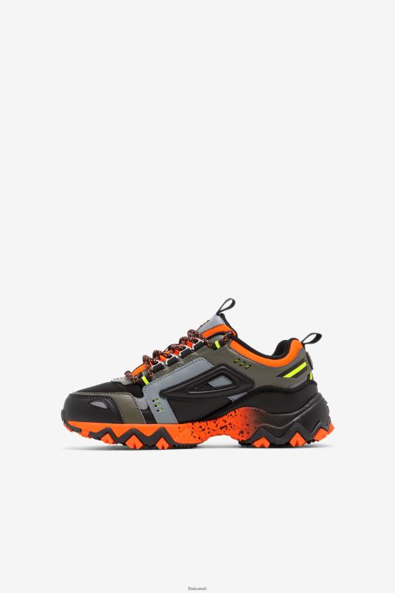 برتقالي/مدرج/أسود للأطفال الصغار oaktmont tr fila BX00H42262 برتقالي/مدرج/أسود FILA