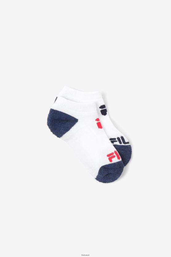 جوارب مبطنة للأطفال من فيلا، 10 قطع، أبيض متعدد BX00H41069 أبيض متعدد FILA