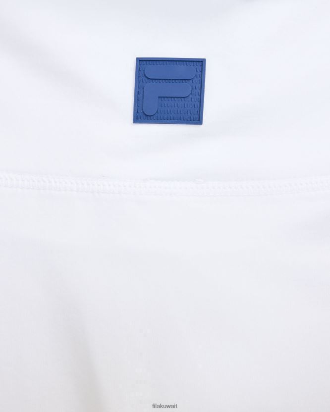 طباعة فيجي بيضاء 13 1/2 بوصة سكورت فيلا BX00H42928 طباعة فيجي بيضاء FILA