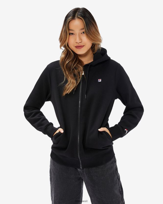 شارة فيلا سوداء للجنسين 2.0 بغطاء رأس بسحاب BX00H42644 أسود FILA