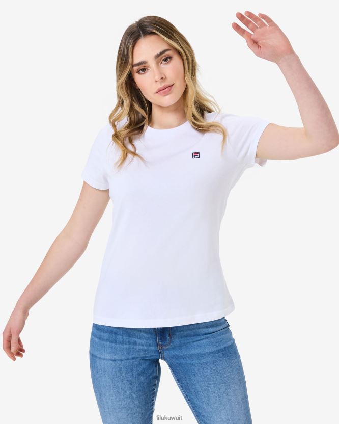 شارة فولارا بيضاء من فيلا 2.0 تي شيرت BX00H42938 أبيض FILA