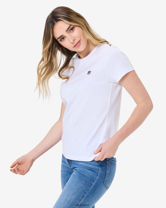 شارة فولارا بيضاء من فيلا 2.0 تي شيرت BX00H42938 أبيض FILA