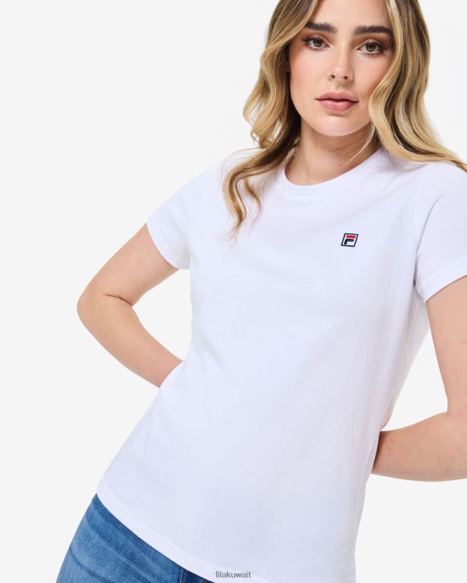 شارة فولارا بيضاء من فيلا 2.0 تي شيرت BX00H42938 أبيض FILA