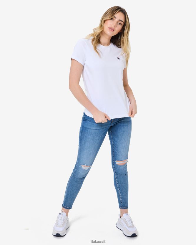 شارة فولارا بيضاء من فيلا 2.0 تي شيرت BX00H42938 أبيض FILA
