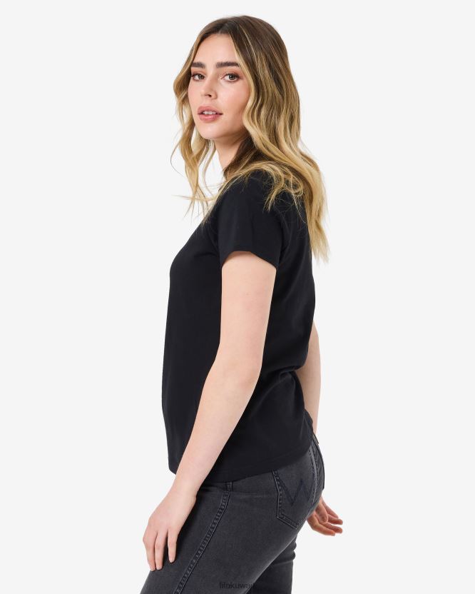 شارة فولارا فيلارا سوداء 2.0 تي شيرت BX00H42943 أسود FILA