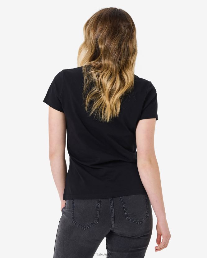 شارة فولارا فيلارا سوداء 2.0 تي شيرت BX00H42943 أسود FILA