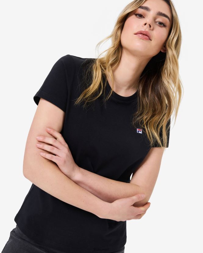 شارة فولارا فيلارا سوداء 2.0 تي شيرت BX00H42943 أسود FILA