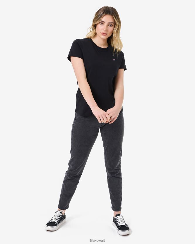 شارة فولارا فيلارا سوداء 2.0 تي شيرت BX00H42943 أسود FILA