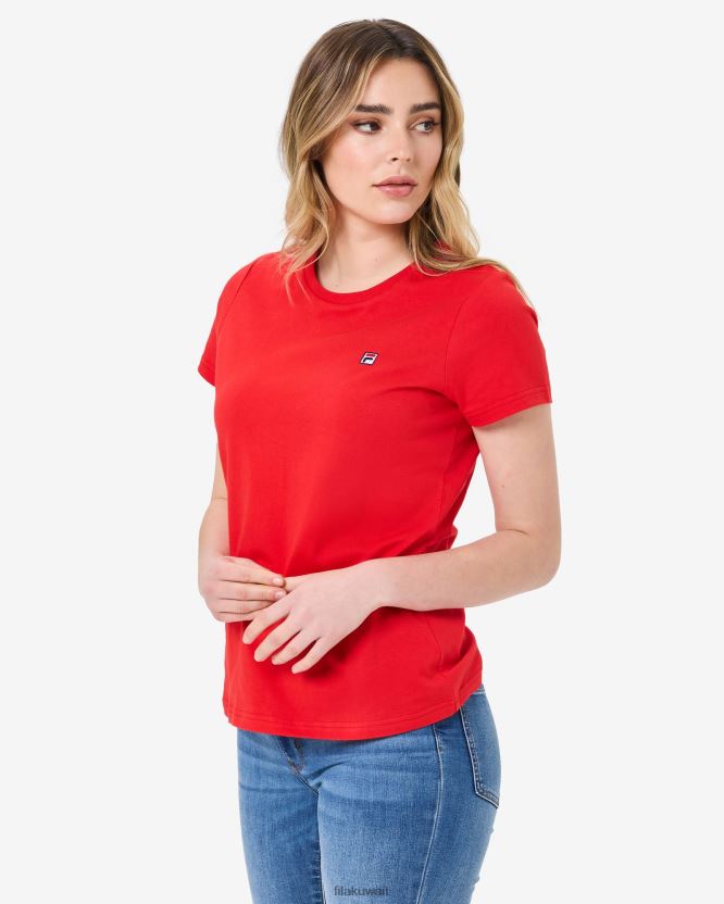 شارة فولارا 2.0 تي شيرت أحمر فيلا BX00H42945 أحمر FILA