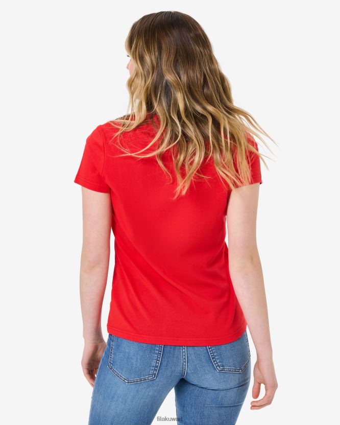 شارة فولارا 2.0 تي شيرت أحمر فيلا BX00H42945 أحمر FILA