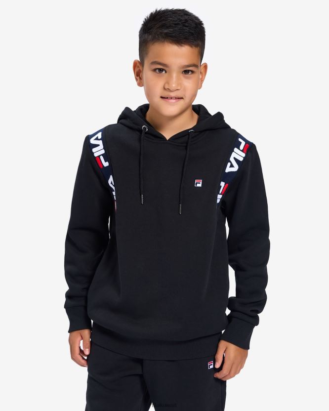 شارة فيلا سوداء للأطفال 2.0 غطاء محرك السيارة BX00H43094 أسود FILA
