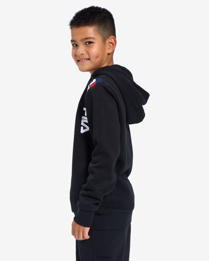 شارة فيلا سوداء للأطفال 2.0 غطاء محرك السيارة BX00H43094 أسود FILA