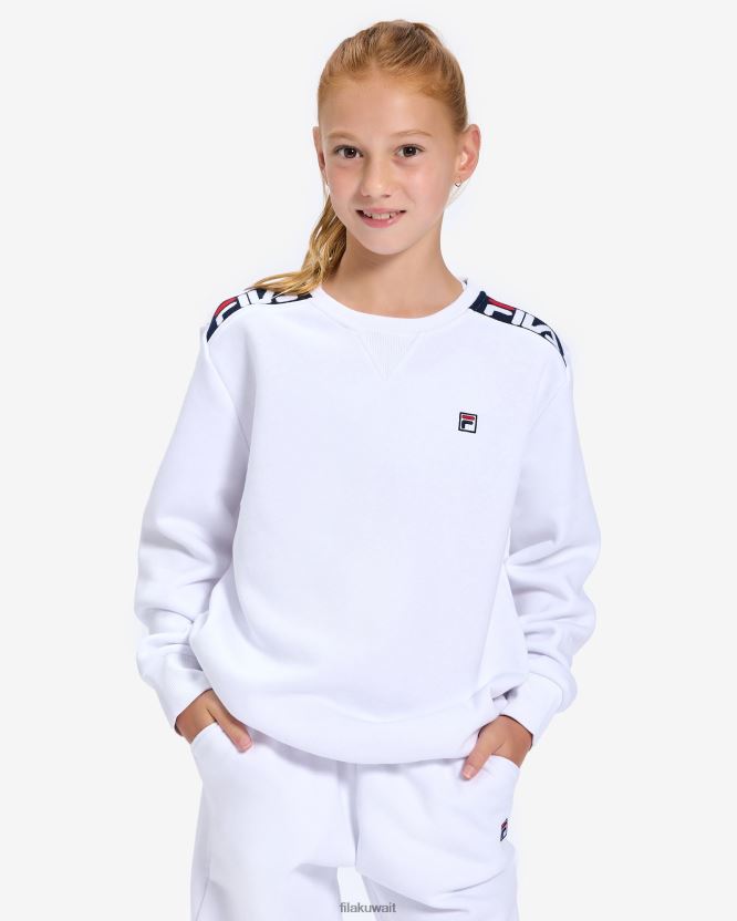 شارة الأطفال 2.0 كرو وايت فيلا BX00H43143 أبيض FILA