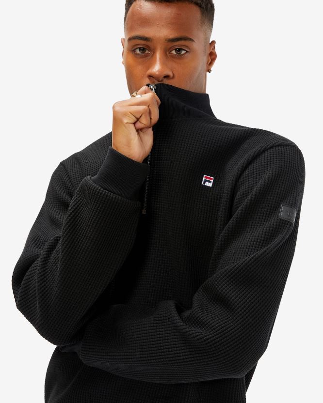 شارة الرجال السود 2.0 QTR ZIP FILA BX00H42604 أسود FILA