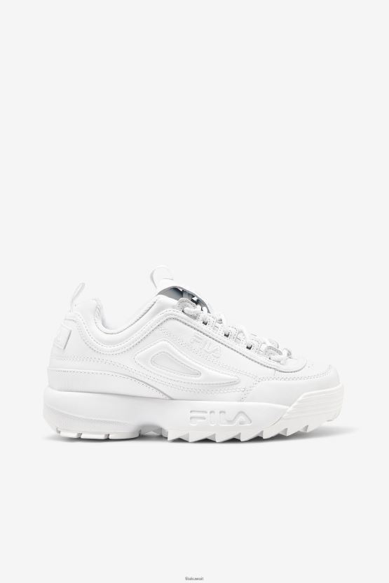 تريبل وايت فيلا للنساء 2 بريميوم BX00H41191 أبيض ثلاثي FILA