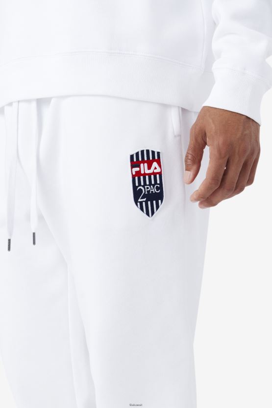 الأبيض فيلا 2pac التصحيح jogger BX00H4897 أبيض FILA