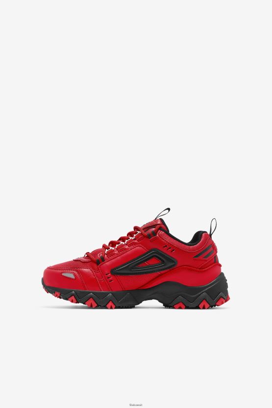 فيلا أوكمونت تي آر فيلا للأطفال الكبار باللون الأحمر/الأسود BX00H42142 أحمر/أسود FILA