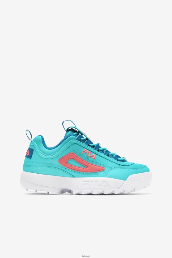 لعبة Big Kids' Disruptor 2 Premium Blue/Atomic Blue/Tea Rose Fila BX00H42069 الأزرق / الأزرق الذري / وردة الشاي FILA