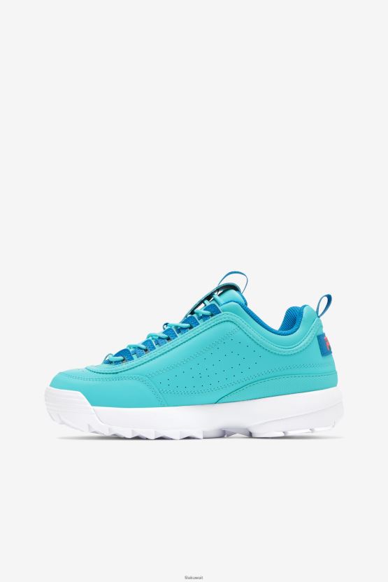لعبة Big Kids' Disruptor 2 Premium Blue/Atomic Blue/Tea Rose Fila BX00H42069 الأزرق / الأزرق الذري / وردة الشاي FILA
