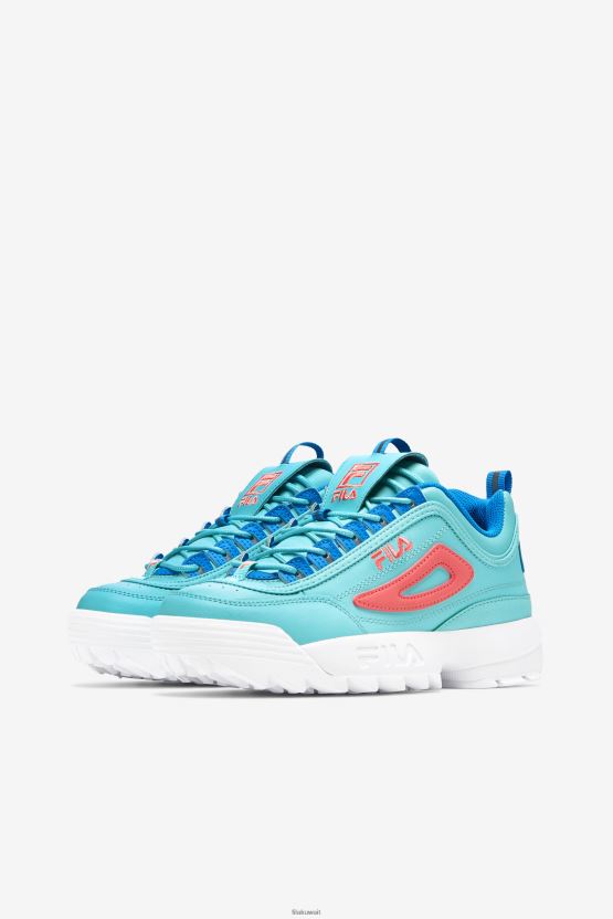 لعبة Big Kids' Disruptor 2 Premium Blue/Atomic Blue/Tea Rose Fila BX00H42069 الأزرق / الأزرق الذري / وردة الشاي FILA