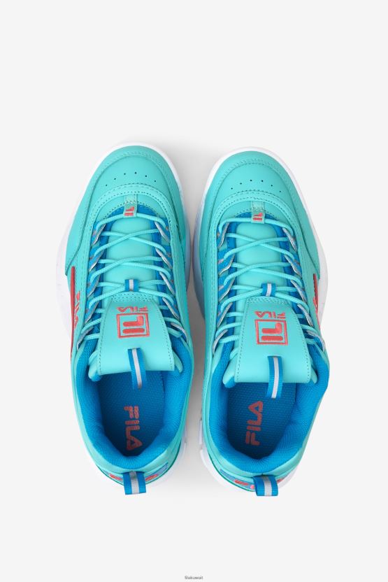 لعبة Big Kids' Disruptor 2 Premium Blue/Atomic Blue/Tea Rose Fila BX00H42069 الأزرق / الأزرق الذري / وردة الشاي FILA