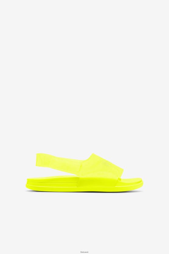 شريحة Saveeno للأطفال الكبار باللون الأصفر من Fila BX00H42176 أصفر FILA