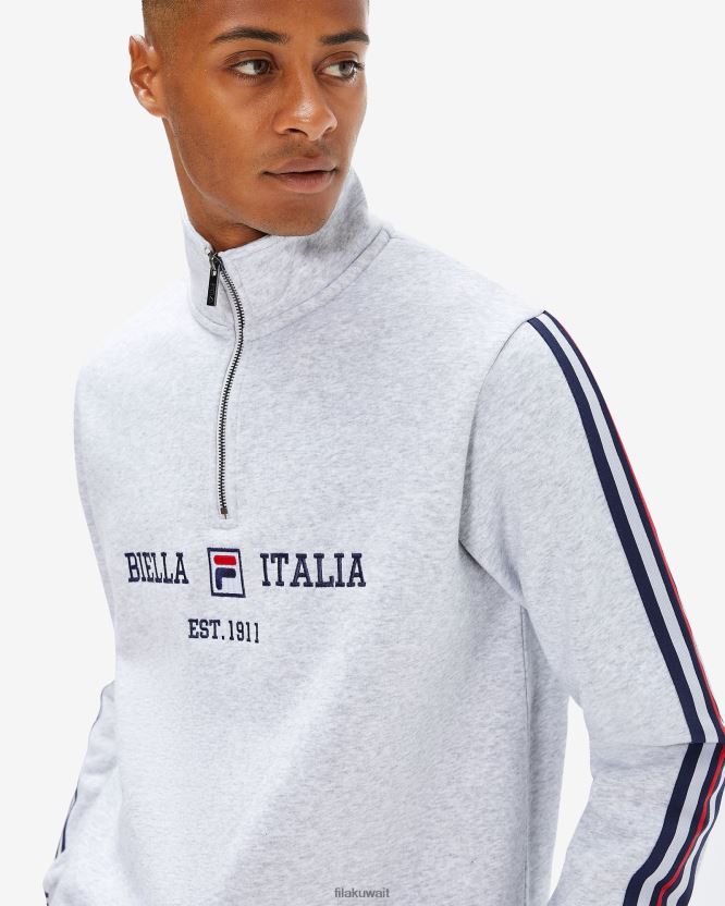حذاء Aemero QTR بسحاب للرجال من Fila باللون الرمادي الفاتح Marle BX00H42617 مارل رمادي فاتح FILA