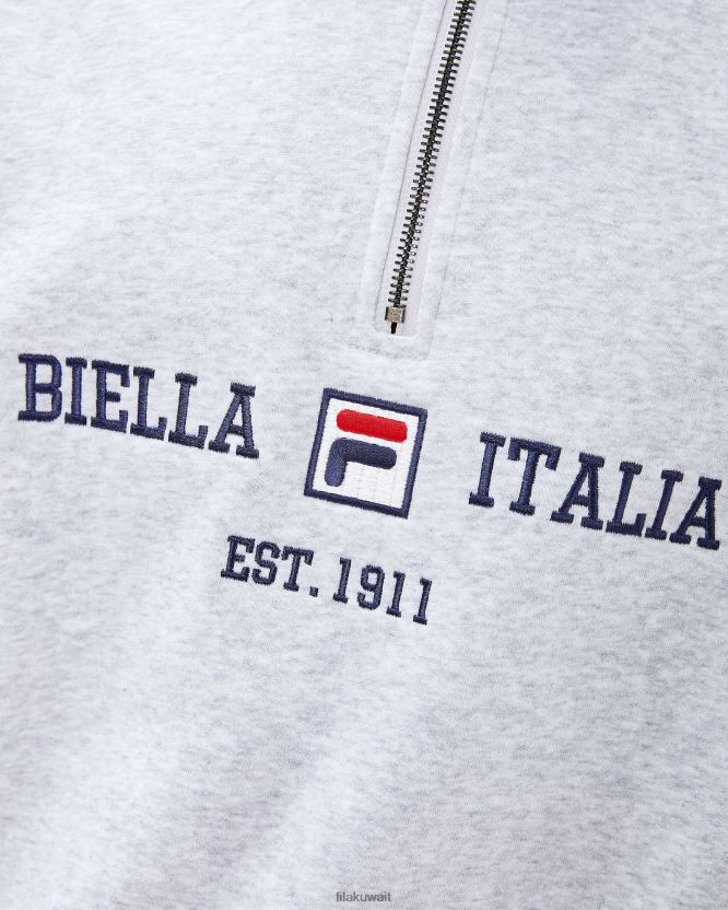 حذاء Aemero QTR بسحاب للرجال من Fila باللون الرمادي الفاتح Marle BX00H42617 مارل رمادي فاتح FILA