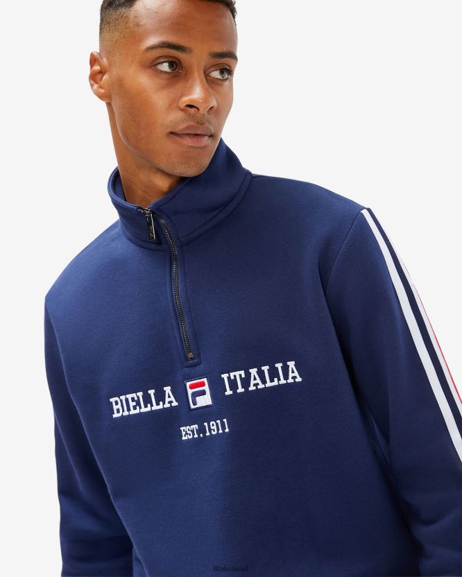 سحاب Aemero QTR للرجال من New Navy Fila BX00H42595 البحرية الجديدة FILA