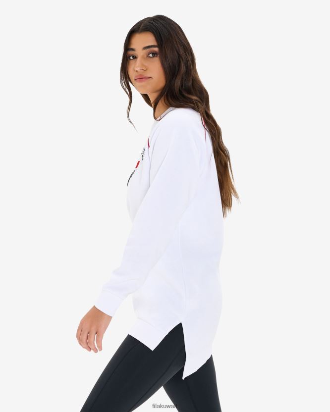 تونيك Amara Crew للسيدات من Fila باللون الأبيض BX00H42959 أبيض FILA