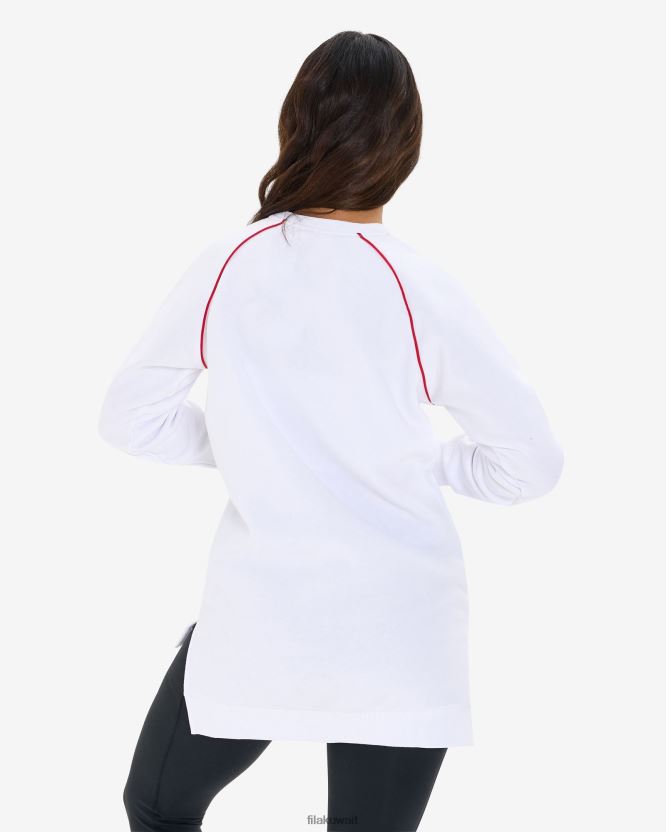 تونيك Amara Crew للسيدات من Fila باللون الأبيض BX00H42959 أبيض FILA
