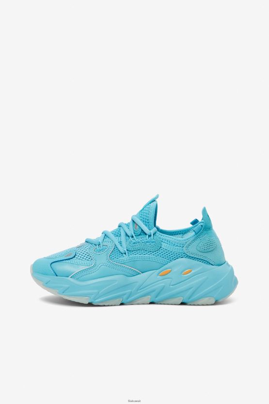 حذاء Angel Blue/مشمشي مغسول/فضي Fila للسيدات Ray Tracer Evo 2 BX00H41299 الملاك الأزرق/غسل المشمش/الفضي FILA
