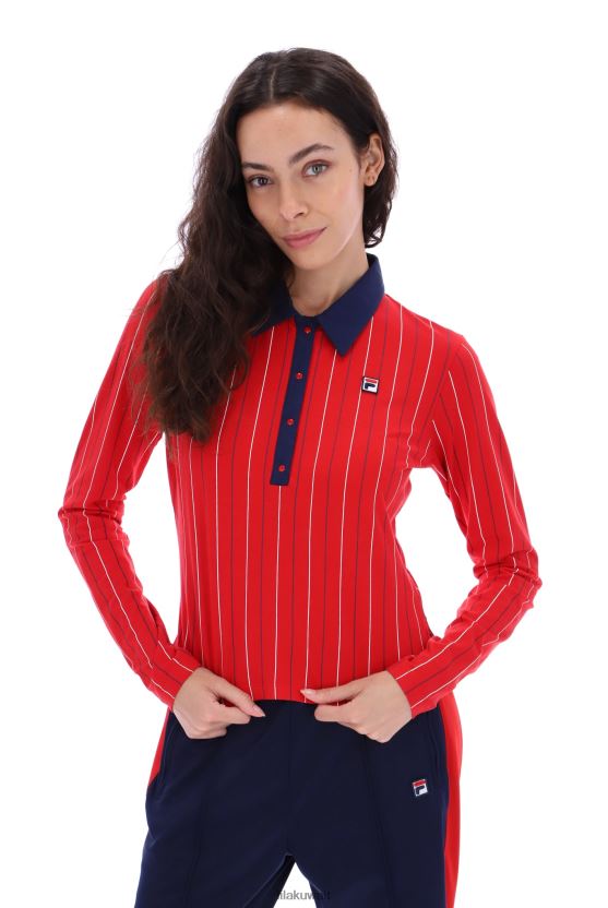 جادا بأكمام طويلة BB1 بولو توب فيلا BX00H43422FILA