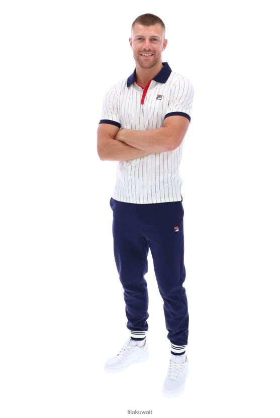 BB1 Fila قميص بولو مخطط كلاسيكي عتيق BX00H43313FILA