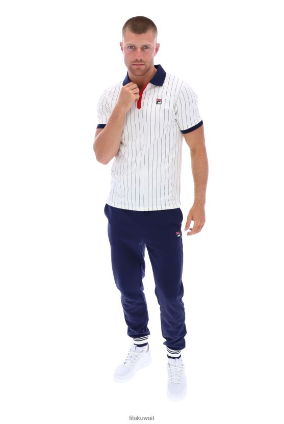 BB1 Fila قميص بولو مخطط كلاسيكي عتيق BX00H43313FILA