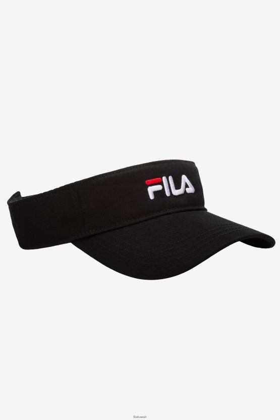 قناع فيلا أسود مطرز BX00H41005 أسود FILA