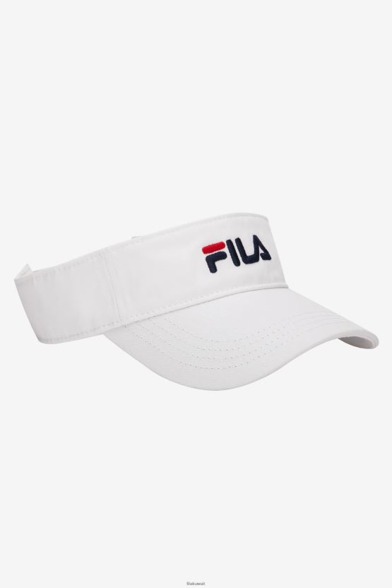 قناع فيلا أبيض مطرز BX00H41006 أبيض FILA