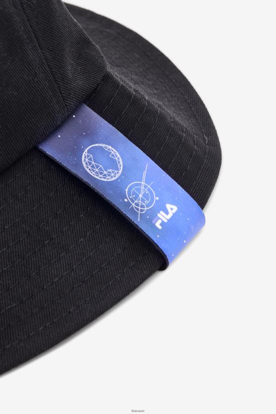 قبعة المجرة دلو فيلا سوداء BX00H41025 أسود FILA