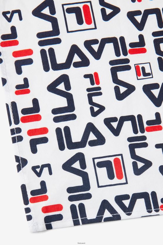 تكرار الشعار باندانا فيلا أبيض متعدد BX00H41034 أبيض متعدد FILA