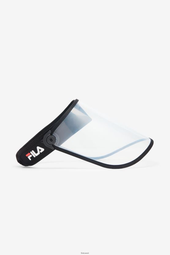 فيلا درع الوجه من البلاستيك الأسود/الشفاف BX00H41050 أسود/واضح FILA