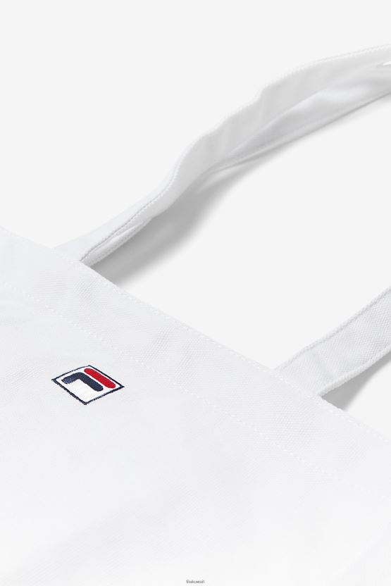 حقيبة حمل أساسية باللون الأبيض BX00H41064 أبيض FILA